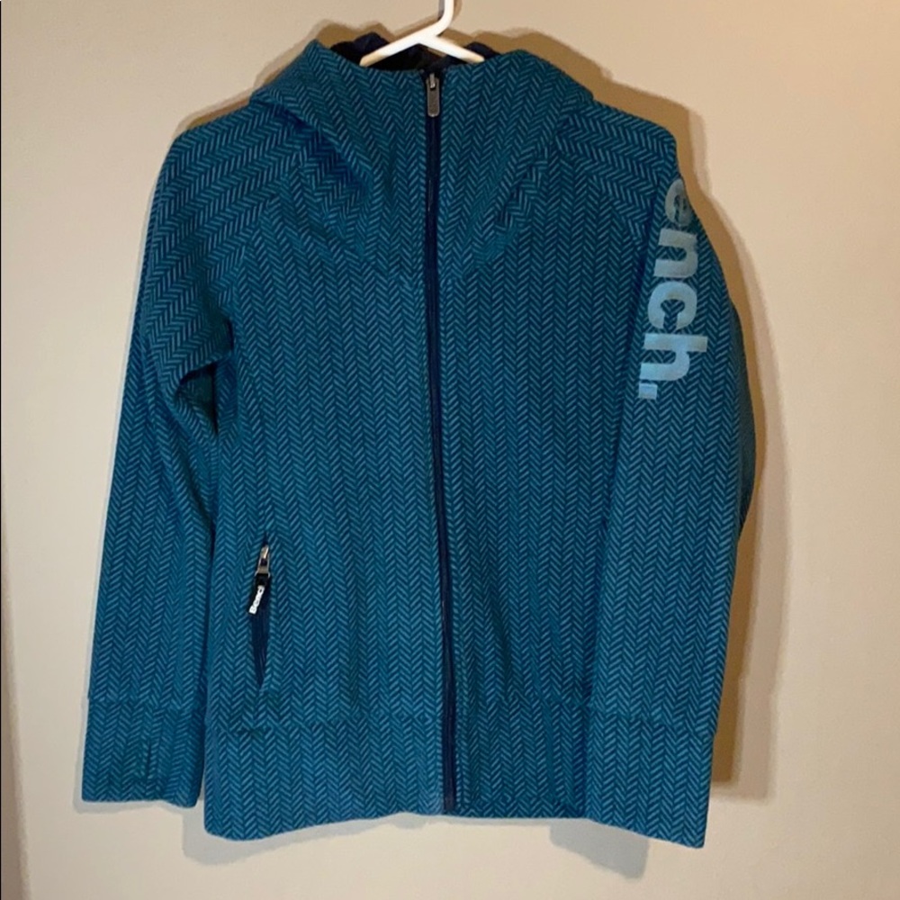 Bench Fleece teal/herringbone